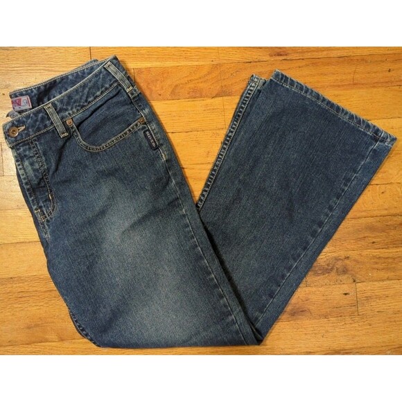 VINTAGE Silver Jeans Women's 33/30 Low Rise Flared Canada Made Y2K Rare EUC - Picture 2 of 10